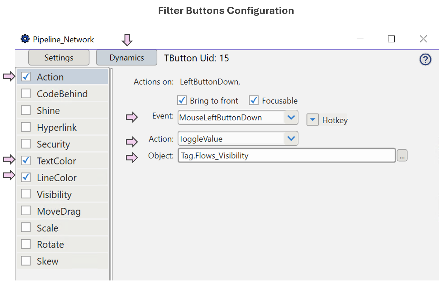 Configurable objects example 1
