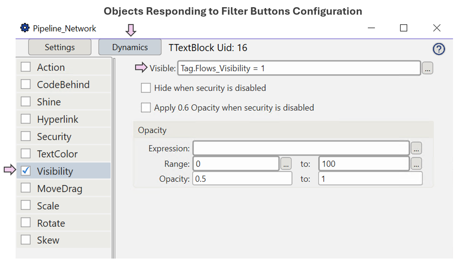 Configurable objects example 2