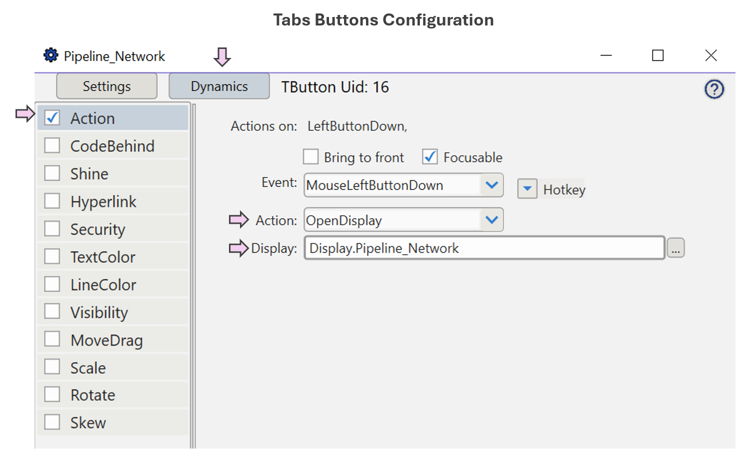 Configurable objects example 3